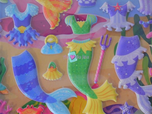 65 Stickers en relief Sirènes – Image 4