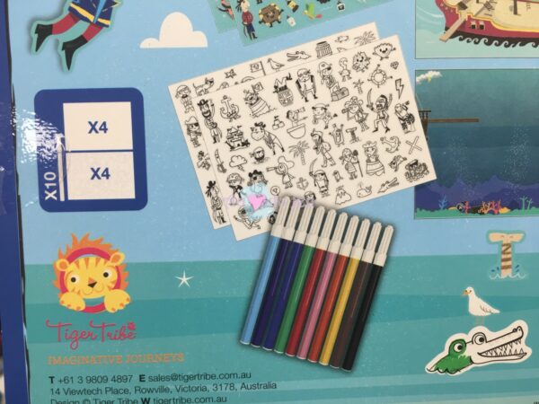 Sticker World - Pirates Tiger Tribe