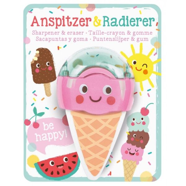 Taille Crayon et Gomme Be Happy APLI Kids