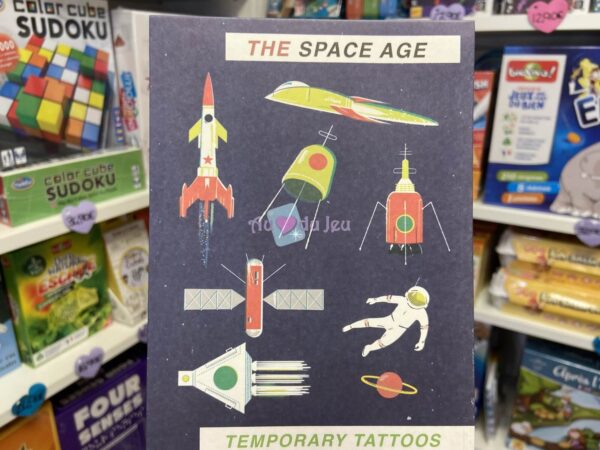 16 Tatouages Temporaires Espace