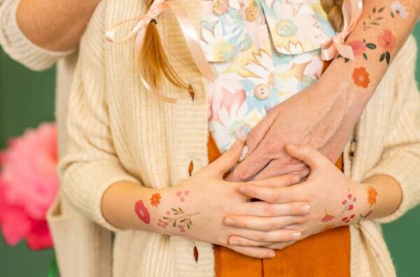 Tatouages Temporaires Flower Power Annikids