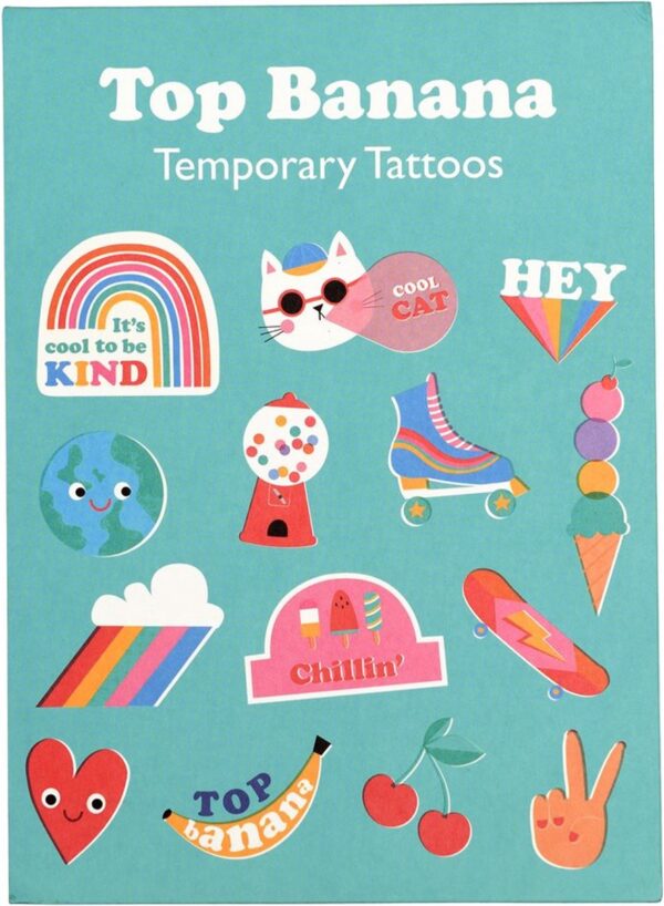 Tatouages Temporaires Top Banana Rex London