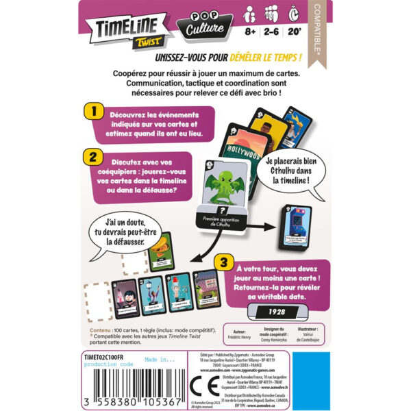 Timeline Twist Pop Culture Asmodee