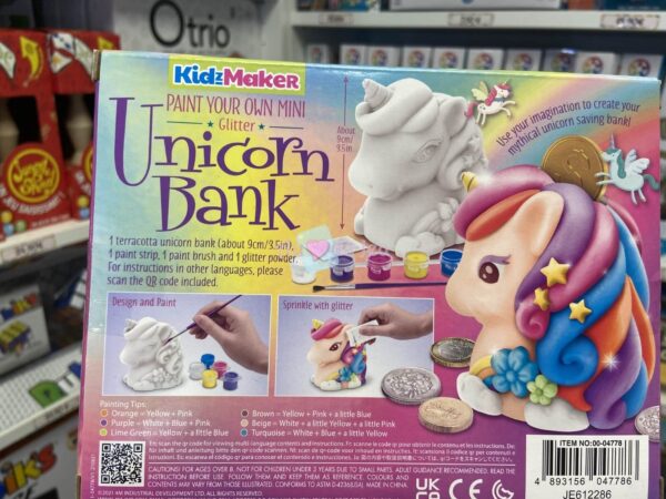 Tirelire Licorne à Peindre 4M