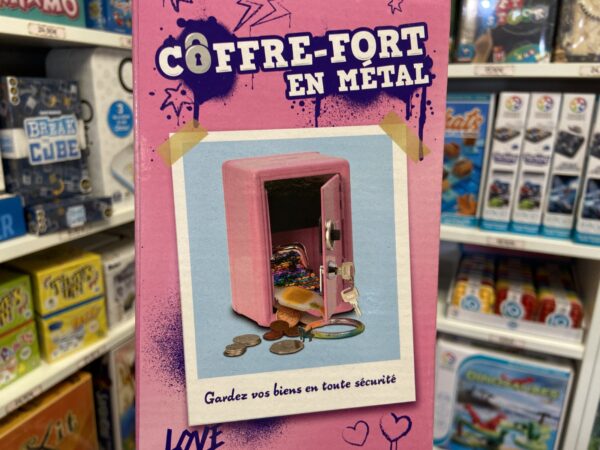 Tirelire Métal Rose Tobar