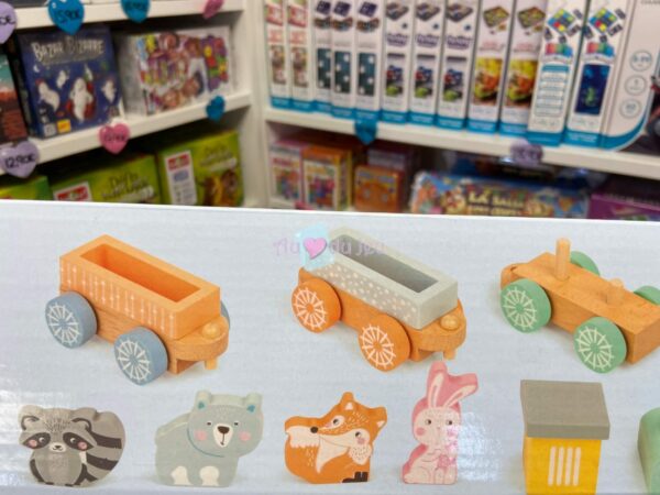 Train en Bois Pastel – Image 2