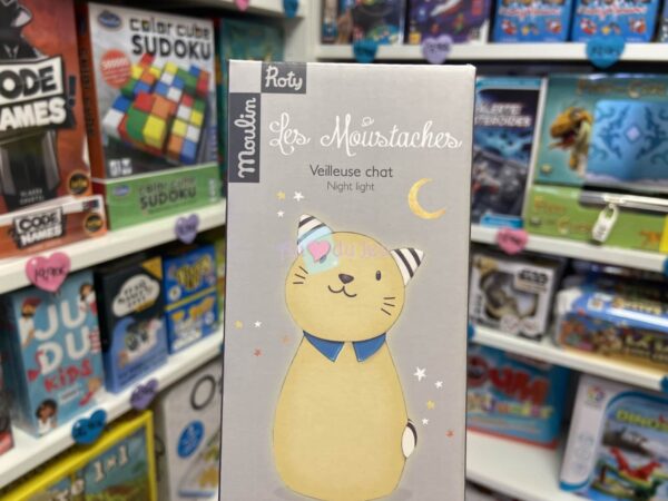 Veilleuse Chat Les Moustaches (USB) – Image 2