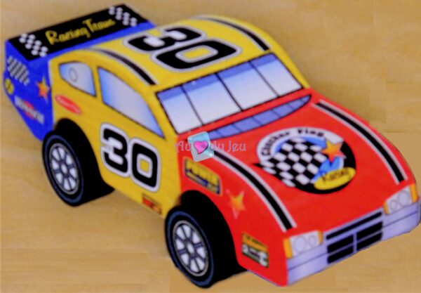 Voiture de Course à peindre – Image 3